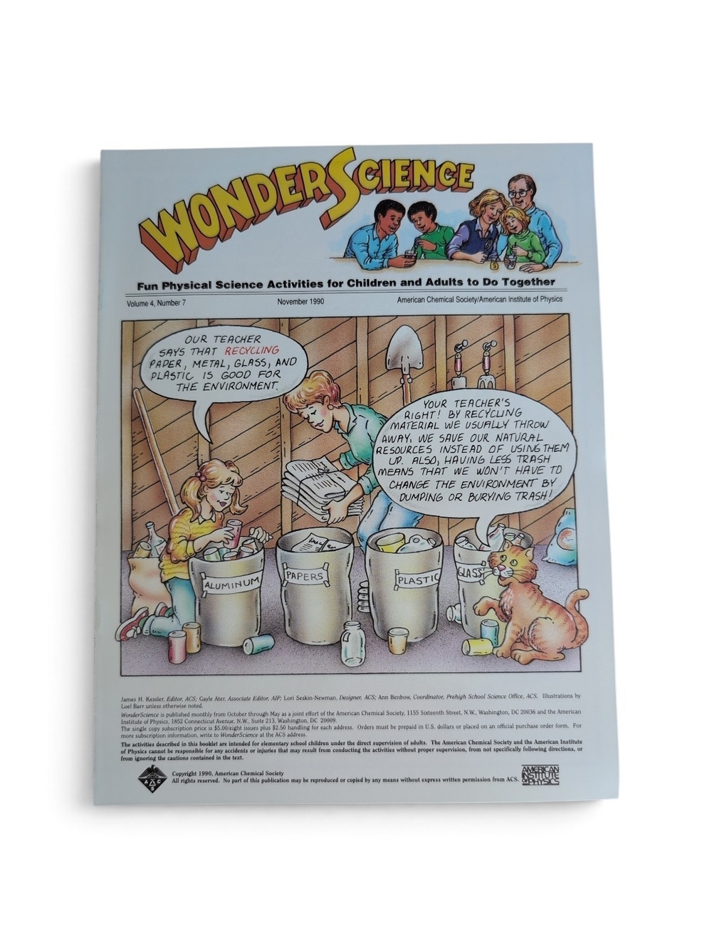 Vintage Wonder Science Booklet - Recycling - 14 Copies
